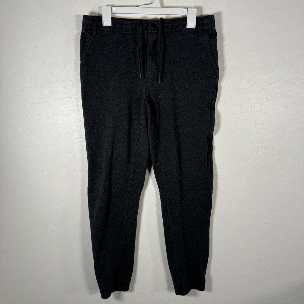 686 Everywhere Pant Mens Medium Gray Double Knit Performance Slim Jogger
